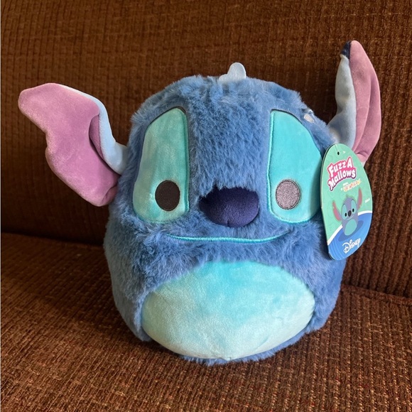 Squishmallows Other - NWT 8" VHTF fuzzy Stitch Alien Disney's Lilo & Stitch Fuzzamallow Squishmallows